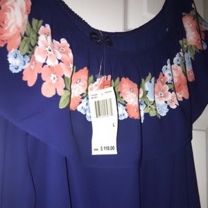 Anthropologie Floral Detail Romper
